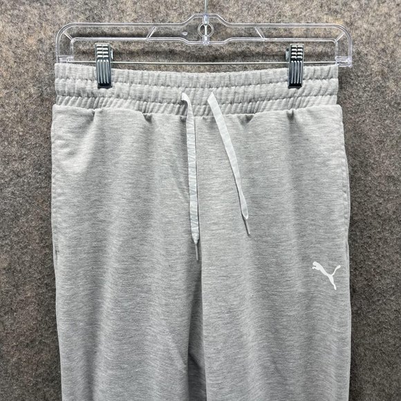 Puma Sweatpants Women Extra Small Ladies Gray Jogger Pants Outdoors Fleece - Picture 2 of 12
